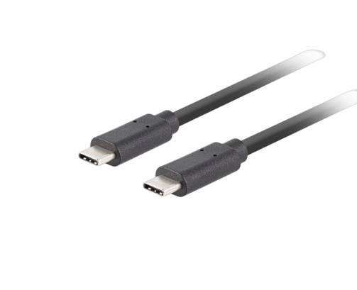 Kabel USB-C M/M 3.1 gen 2 1.8M 10Gb/s PD100W czarny
