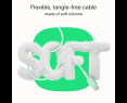Kabel USB-C PowerFlex 100W silikonowy 1.2m czarny do ładowania Kabel USB-C PowerFlex 100W silikonowy 1.2m czarny do ładowania