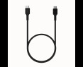 Kabel USB-C PowerFlex 100W silikonowy 1.2m czarny do ładowania Kabel USB-C PowerFlex 100W silikonowy 1.2m czarny do ładowania