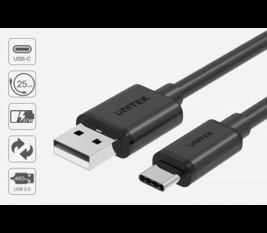 Kabel USB-C Unitek USB-A 2.0 1.5m szybkie ładowanie wysokiej jakości