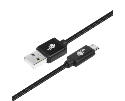 Kabel USB-Micro USB 1.5 m czarny mocny do smartfonów