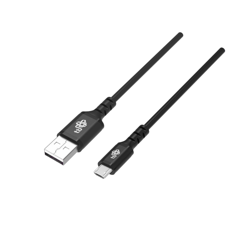 Kabel USB-Micro USB 1m silikonowy czarny Quick Charge Kabel USB-Micro USB 1m silikonowy czarny Quick Charge