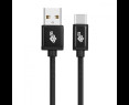 Kabel USB-USB C 1.5m czarny premium Quick Charge do smartfonów Kabel USB-USB C 1.5m czarny premium Quick Charge do smartfonów