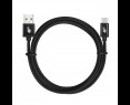 Kabel USB-USB C 1.5m czarny premium Quick Charge do smartfonów Kabel USB-USB C 1.5m czarny premium Quick Charge do smartfonów