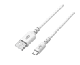 Kabel USB-USB C 1m silikonowy Quick Charge biały Kabel USB-USB C 1m silikonowy Quick Charge biały