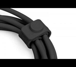 Kabel zasilający Digitus USB-A USB-C 1m 60W silikonowy czarny