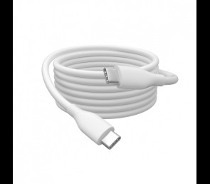 Kabel zasilający Digitus USB-C 2m silikonowy 60W biały szybkie ładowanie