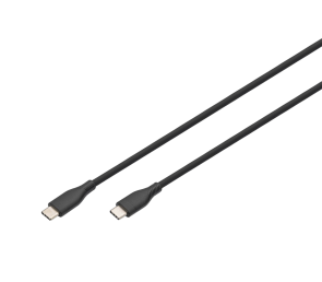 Kabel zasilający silikonowy USB-C 60W 2m czarny do ładowania