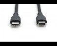 Kabel zasilający USB-C 0,5m 60W czarny elastyczny silikonowy Kabel zasilający USB-C 0,5m 60W czarny elastyczny silikonowy