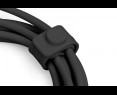 Kabel zasilający USB-C 0,5m 60W czarny elastyczny silikonowy Kabel zasilający USB-C 0,5m 60W czarny elastyczny silikonowy