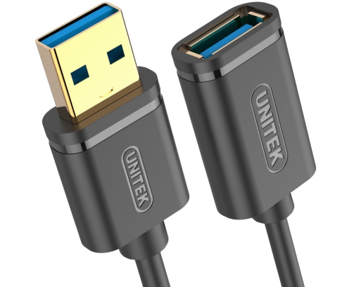 Przedłużacz USB 3.0 Unitek 1m AM-AF wydajny kabel do komputera