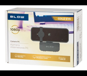 Kamera internetowa BLOW CAM08 GOLD EYE Full HD 1080p z mikrofonem