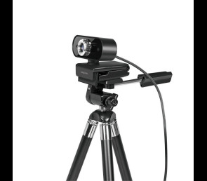 Kamera internetowa LogiLink Full HD z mikrofonem 1080p USB czarna
