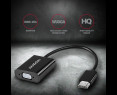 Adapter AXAGON RVH-VGAN aktywny HDMI do VGA Full HD z wyjściem audio Adapter AXAGON RVH-VGAN aktywny HDMI do VGA Full HD z wyjściem audio