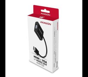 Adapter AXAGON RVH-VGAN aktywny HDMI do VGA Full HD z wyjściem audio