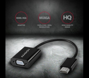 Adapter AXAGON RVH-VGN HDMI do VGA Full HD 1920x1200 aktywny