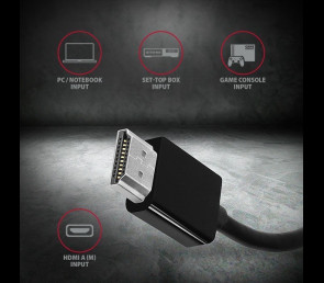Adapter AXAGON RVH-VGN HDMI do VGA Full HD 1920x1200 aktywny
