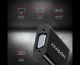 Adapter AXAGON RVH-VGN HDMI do VGA Full HD 1920x1200 aktywny Adapter AXAGON RVH-VGN HDMI do VGA Full HD 1920x1200 aktywny