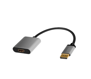 Adapter DisplayPort do HDMI 4K 60Hz aluminiowy 0,15m ekranowany