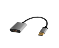 Adapter DisplayPort do HDMI 4K 60Hz aluminiowy 0,15m ekranowany Adapter DisplayPort do HDMI 4K 60Hz aluminiowy 0,15m ekranowany