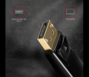 Adapter DisplayPort HDMI AXAGON RVD-HI14N 4K 30Hz kompaktowy