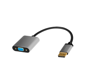 Adapter DP do VGA 1080p 60Hz aluminiowy 0.15m kompaktowy