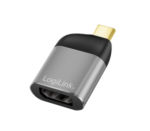 Adapter USB-C do DisplayPort 8K kompaktowy aluminiowy LogiLink