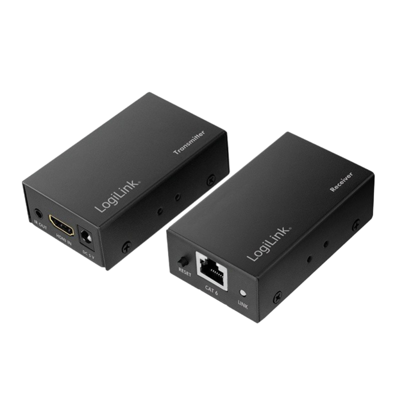 Extender HDMI LogiLink 1080p do 60m z Ethernetem Extender HDMI LogiLink 1080p do 60m z Ethernetem