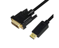 Kabel DisplayPort 1.2 do DVI 24+1 1m czarny wideo Kabel DisplayPort 1.2 do DVI 24+1 1m czarny wideo