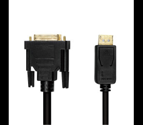 Kabel DisplayPort 1.2 do DVI 5m czarny wideo z pozłacanymi złączami