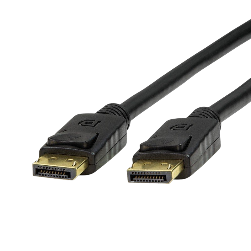 Kabel DisplayPort 1.4 8K 1m czarny wysokiej jakości z pozłacanymi wtyczkami Kabel DisplayPort 1.4 8K 1m czarny wysokiej jakości z pozłacanymi wtyczkami