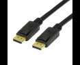 Kabel DisplayPort 1.4 8K 1m czarny wysokiej jakości z pozłacanymi wtyczkami Kabel DisplayPort 1.4 8K 1m czarny wysokiej jakości z pozłacanymi wtyczkami