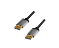 Kabel DisplayPort 4K/60 Hz LogiLink 3m aluminiowy do wideo Kabel DisplayPort 4K/60 Hz LogiLink 3m aluminiowy do wideo