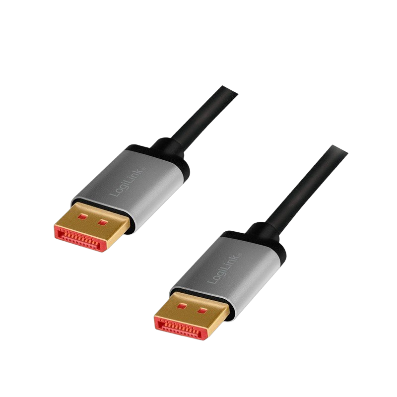 Kabel DisplayPort 8K 60Hz LogiLink aluminium 2m wideo Kabel DisplayPort 8K 60Hz LogiLink aluminium 2m wideo