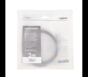 Kabel DisplayPort 8K 60Hz LogiLink aluminium 2m wideo