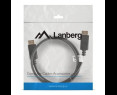 Kabel DisplayPort Lanberg 1m 4K czarny wydajny do monitorów i TV Kabel DisplayPort Lanberg 1m 4K czarny wydajny do monitorów i TV