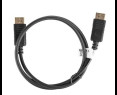 Kabel DisplayPort Lanberg 1m 4K czarny wydajny do monitorów i TV Kabel DisplayPort Lanberg 1m 4K czarny wydajny do monitorów i TV