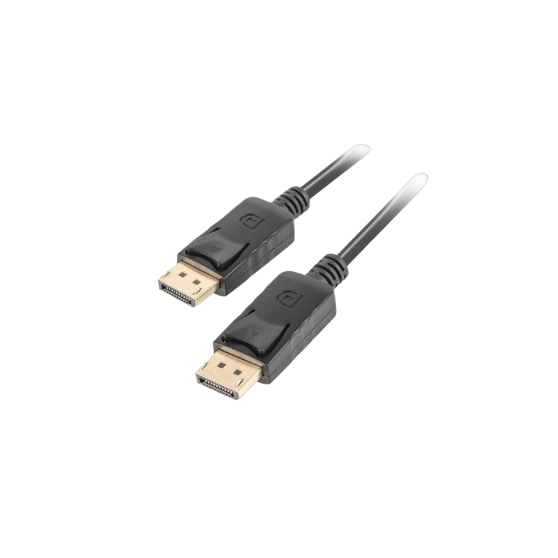Kabel DisplayPort M/M 4K 1.8M czarny wydajny do monitorów i projektorów Kabel DisplayPort M/M 4K 1.8M czarny wydajny do monitorów i projektorów