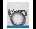 Kabel DisplayPort M/M 4K 3m czarny wysokiej jakości do transmisji Kabel DisplayPort M/M 4K 3m czarny wysokiej jakości do transmisji