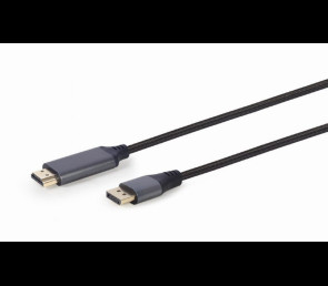 Kabel DisplayPort męski do HDMI 1.8m 4K trwały z pozłacanymi złączami
