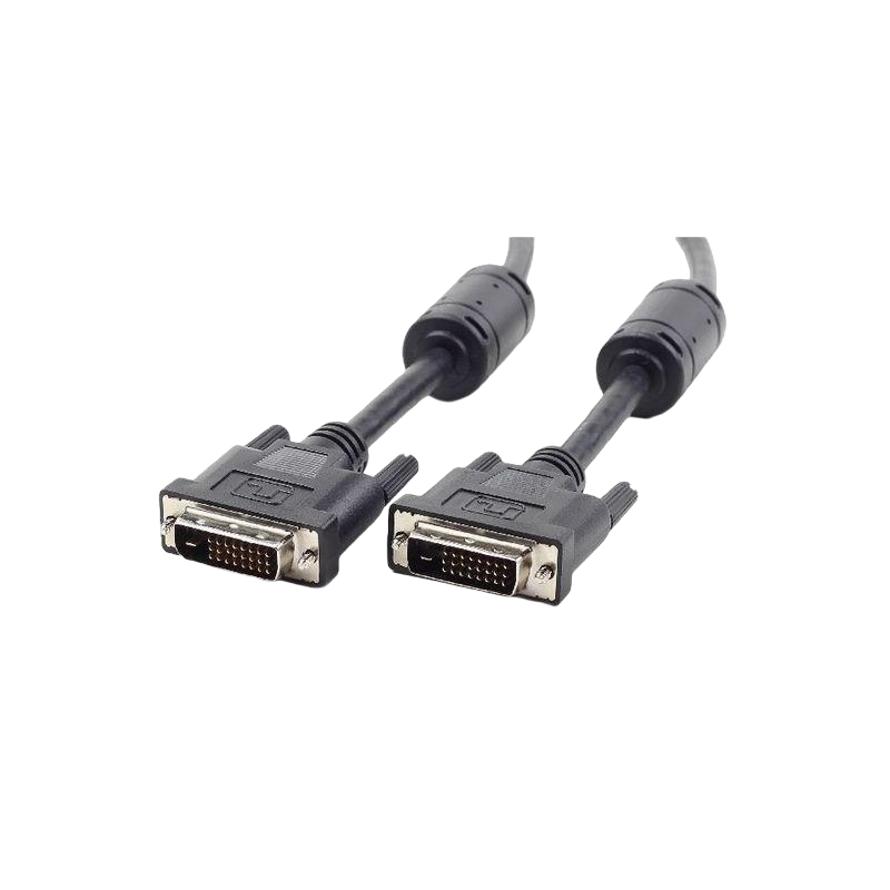 Kabel DVI-D Dual Link 1.8M Gembird czarny wideo przewód Kabel DVI-D Dual Link 1.8M Gembird czarny wideo przewód