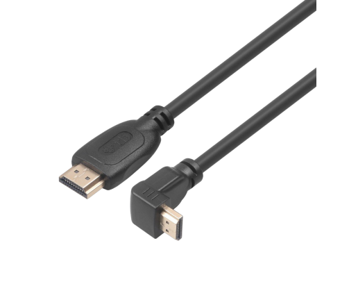 Kabel HDMI 2.0 pozłacany 1.8 m kątowy wysoka jakość 4K 60Hz