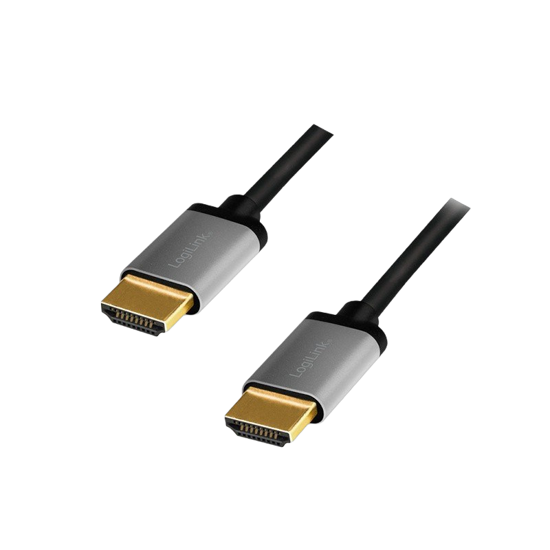 Kabel HDMI 4K 60Hz LogiLink aluminium 5m czarny Kabel HDMI 4K 60Hz LogiLink aluminium 5m czarny
