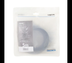 Kabel HDMI 4K 60Hz LogiLink aluminium 5m czarny