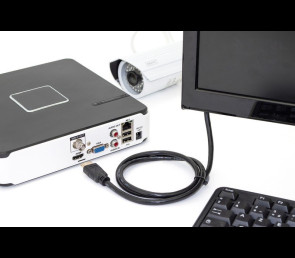 Kabel HDMI 4K HighSpeed z Ethernetem 5m czarny M/M