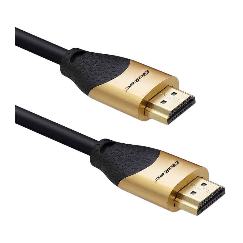 Kabel HDMI Qoltec v2.1 8K Ultra High Speed 60Hz 1m złoty Kabel HDMI Qoltec v2.1 8K Ultra High Speed 60Hz 1m złoty