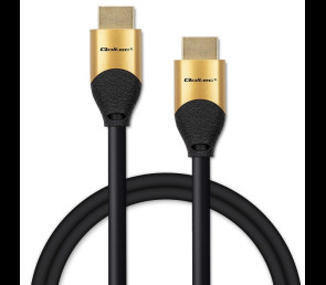 Kabel HDMI Qoltec v2.1 8K Ultra High Speed 60Hz 1m złoty
