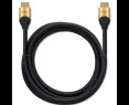 Kabel HDMI Qoltec v2.1 8K Ultra High Speed 60Hz 1m złoty Kabel HDMI Qoltec v2.1 8K Ultra High Speed 60Hz 1m złoty