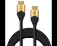 Kabel HDMI v2.1 Ultra High Speed 8K 60Hz 5m Qoltec złoty Kabel HDMI v2.1 Ultra High Speed 8K 60Hz 5m Qoltec złoty