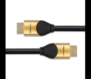 Kabel HDMI v2.1 Ultra High Speed 8K 60Hz 5m Qoltec złoty